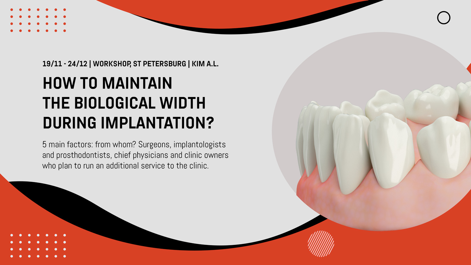 St Petersburg How to maintain the biological width during